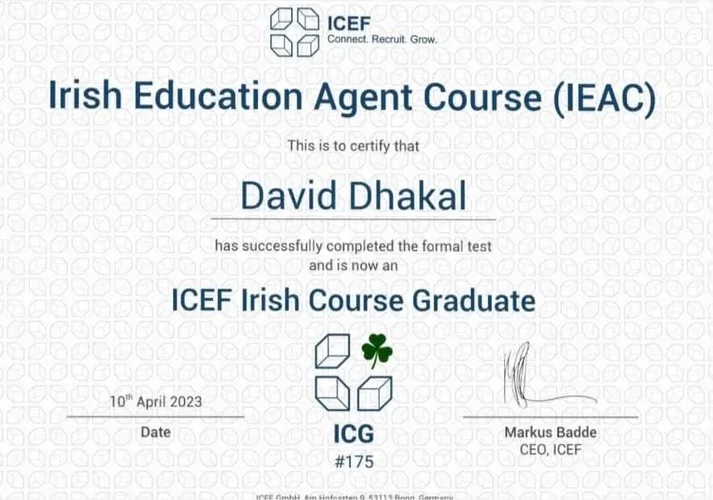 Irish Education Agent Course (IEAC)